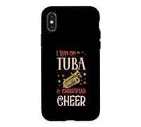 I Run On Tuba And Christmas Cheer Matching X-Mas Squad Case for iPhone X/XS