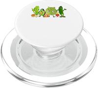 I Run On Veggies Funny World Vegetarian Day We Love Veggie PopSockets PopGrip for MagSafe