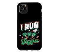 I Run On Veggies Vegan Runner Case for iPhone 11 Pro Max