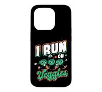 I Run On Veggies Vegan Runner Case for iPhone 15 Pro