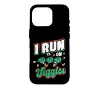 I Run On Veggies Vegan Runner Case for iPhone 16 Pro