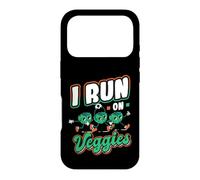 I Run On Veggies Vegan Runner Case for iPhone 17 Pro