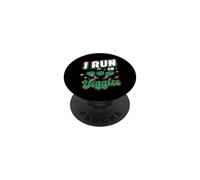 I Run On Veggies Vegan Runner PopSockets Adhesive PopGrip