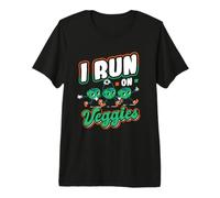 I Run On Veggies Vegan Runner Premium T-Shirt