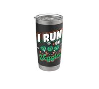 I Run On Veggies Vegan Runner Stainless Steel Insulated Tumbler