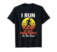 I Run so I Don't - Marathon Runner Humor T-Shirt