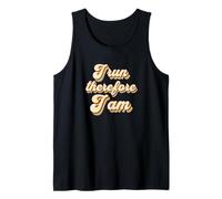 I Run Therefore I Am Jogging Jogger Runner Running Lover Tank Top