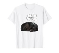I Run Therefore I Nap Retired Greyhound Dog Lover Funny T-Shirt