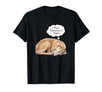 I Run Therefore I Nap Retired Greyhound Dog Lover T-Shirt
