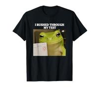 I Rushed Through My Test Funny Test Day Student Frog T-Shirt
