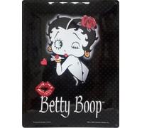 I&S / Les collections rétro Embossed Metal Sign 20 x 15 cm Betty Boop Kiss