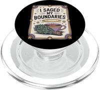 I Saged My Boundaries Funny Spiritual Healing PopSockets PopGrip for MagSafe