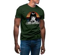 I Said God Damn Mia Walace Inspired Pulp Fiction Men's Military Green T-Shirt Size M