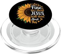 I Said It's Fine But I Meant Jesus Will Hear About This PopSockets PopGrip for MagSafe