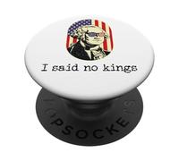 I Said No Kings in America Flag,US Democracy No King Protest PopSockets Adhesive PopGrip