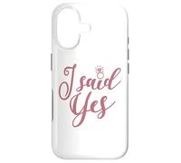 I Said Yes Bachelorette Party Bridal Shower Wedding Bride Case for iPhone 17