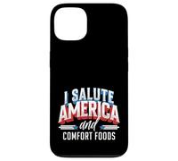 I Salute America and Comfort Foods Patriotic Foodie Case for iPhone 13