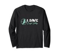 I Save Lost Soles Funny Reflexology Healing A Reflexologist Long Sleeve T-Shirt