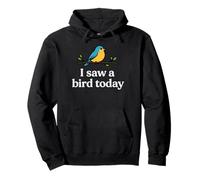 i saw a bird today Pullover Hoodie