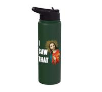 I Saw That Funny Jesus Christ Catholics Happy Easter Stainless Steel Insulated Water Bottle