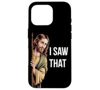 I saw that Funny Jesus Meme Quote Christmas Easter Pastor Case for iPhone 16 Pro