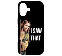 I saw that Funny Jesus Meme Quote Christmas Easter Pastor Case for iPhone 17