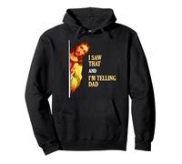 I Saw That I'm Telling Dad Funny Religious Christian Jesus Pullover Hoodie
