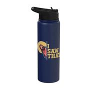 I Saw that Jesus Funny Christian Easter Stainless Steel Insulated Water Bottle