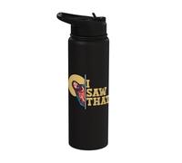 I Saw that Jesus Funny Christian Easter Stainless Steel Insulated Water Bottle