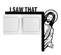 I saw the corner of the door - horror door - corner door shadow mystery yes, I saw this door frame creative door window frame - decoration - door frame creative and funny door sitter wooden frame