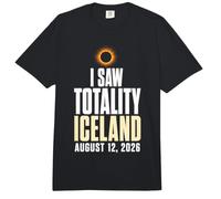 I Saw Totality Iceland Solar Eclipse 2026 Comfort Colors Adult Heavyweight T-Shirt