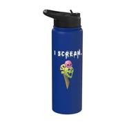 I Scream Ice Cream Stainless Steel Insulated Water Bottle