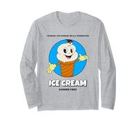 I Scream You Scream We All Scream for Ice Cream Summer Vibes Long Sleeve T-Shirt