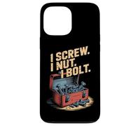 I Screw I Nut I Bolt Toolbox Words Case for iPhone 13 Pro Max