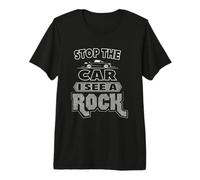 I See A Rock Geologist Geology Humor Rockhound Mineral Lover Premium T-Shirt
