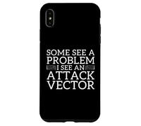 I See An Attack Vector Cybersecurity Pen Tester Humor Case for iPhone XS Max