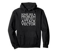 I See An Attack Vector Cybersecurity Pen Tester Humor Pullover Hoodie