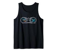 I See Birds Binoculars Funny Bird Watching Hobby Gift Tank Top