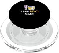 I See Dead Skin Funny Dermatology Dermatologists Skin Doctor PopSockets PopGrip for MagSafe