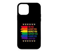 I See Love Accept You Lgbtq Gay Rainbow Pride Flag Support Case for iPhone 12 mini