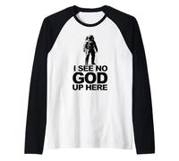 I See No God Here Raglan Baseball Tee