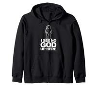 I See No God Here Zip Hoodie