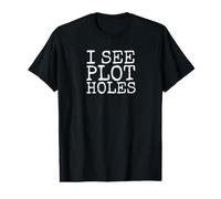 I See Plot Holes Film Critic Movie Lover Value Graphic T-Shirt