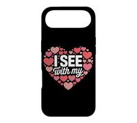 I See With My Heart Cute Romantic Valentine Love Rebus Case for iPhone Air