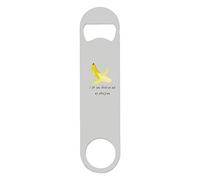 I See You Checking Out My Potassium Banana Bad Fruit Puns Joke bar Blade with Printed Steel Bottle Opener - White Double Sided Print
