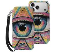 I See You Phone Case Compatible with iPhone 17 Pro Max | Unisex Leather Wallet Thin Fit Cellphone Protective Cover