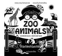 I See Zoo Animals: Bilingual (English / Spanish) (Inglés / Español) A Newborn Black & White Baby Book (High-Contrast Design & Patterns) (Panda, Koala, ... Turtle, Penguin, Polar Bear, and More!): 6