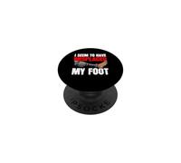I Seem To Have Misplaced My Foot Amputee Funny Recovery PopSockets Adhesive PopGrip