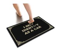 I Self Identify As A Car, Doormat Non Slip Floor Furry Rug Bedroom Shag | Welcome Mat Door Mats For Home Entrance Indoor - With Cartoon Microfiber Quick-drying Bath Guest Bathroom Essentials