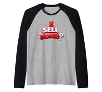 I Sell Homes Agent Gift Home Selling House Keys Broker Raglan Baseball Tee